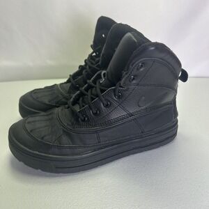 Nike ACG Woodside 2 Triple Black Winter Duck Boots 4Y Women's 5.5